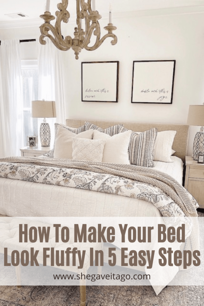 How To Make Your Bed Look Fluffy In 5 Easy Steps She Gave It A Go