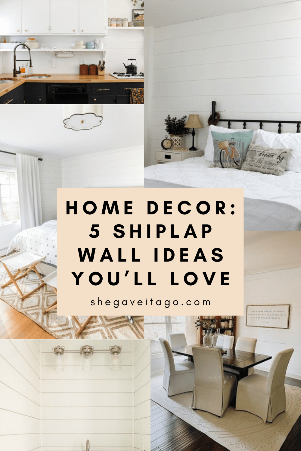 Shiplap Wall Ideas Alabama life and style She Gave It A Go