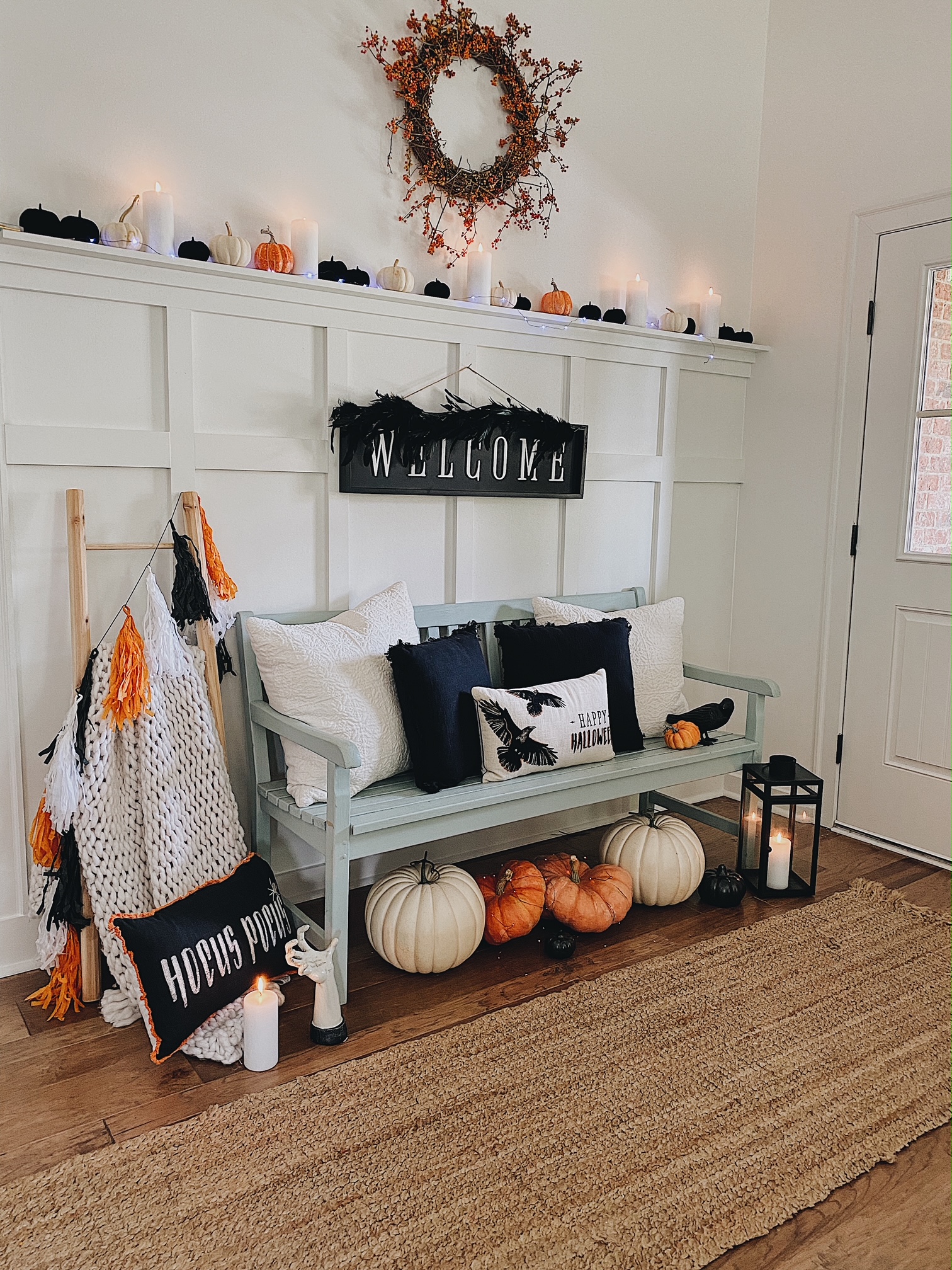 JOANN Halloween Decor for your Entryway She Gave It A Go