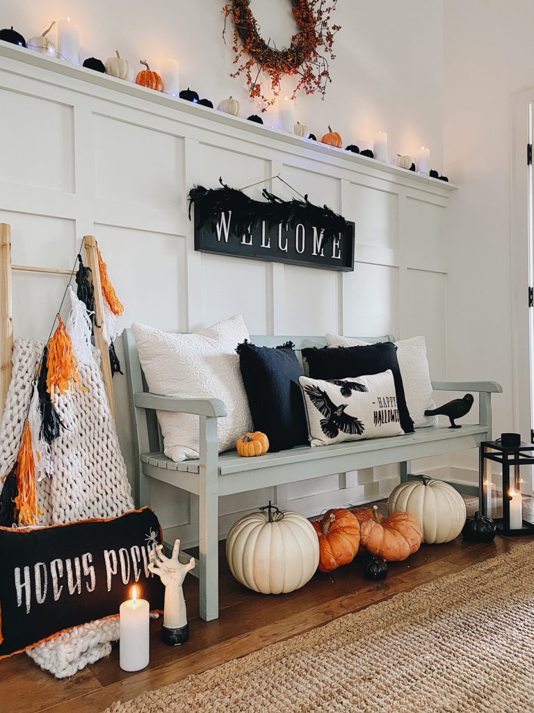 JOANN Halloween Decor for your Entryway She Gave It A Go