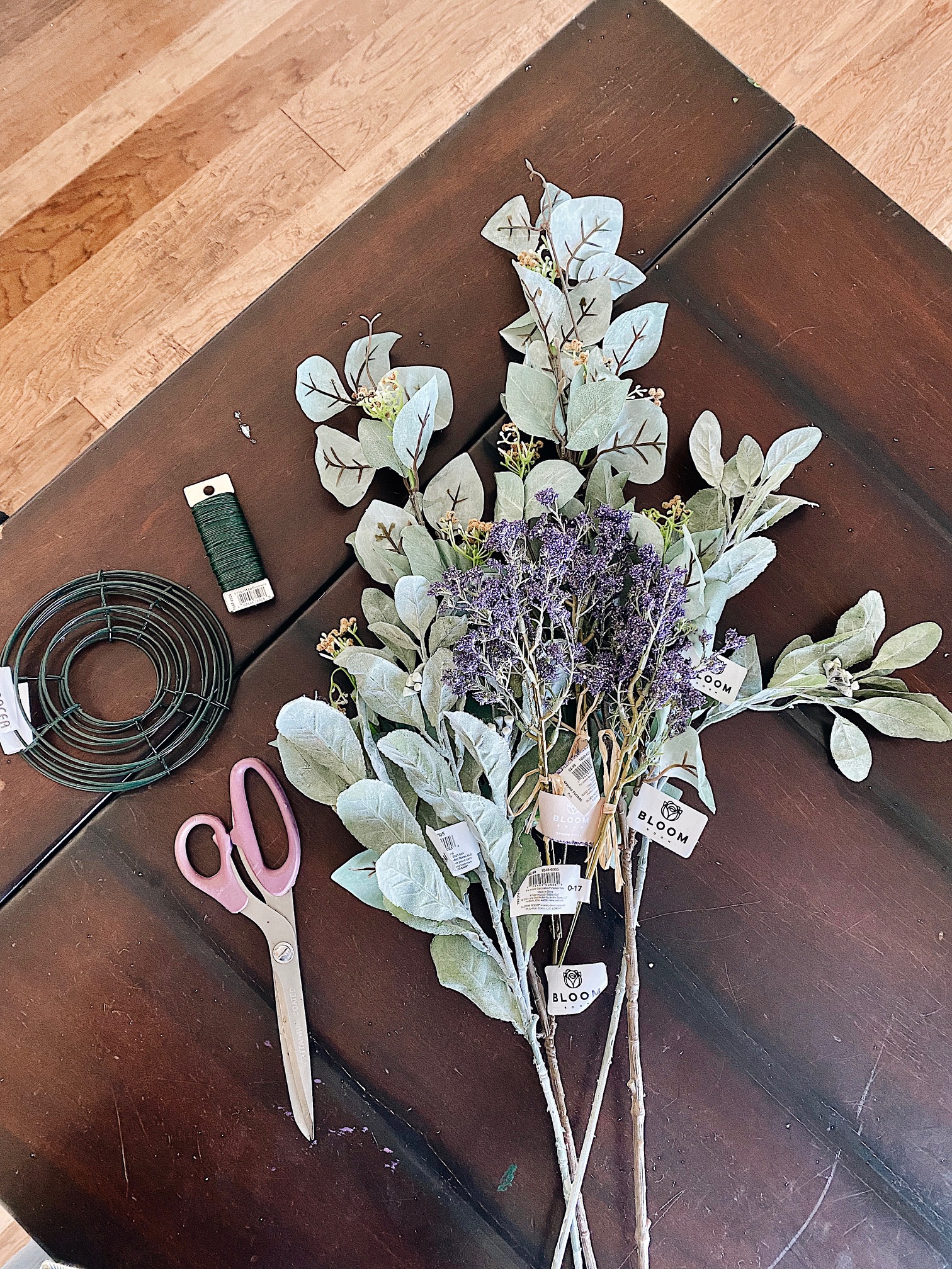 DIY Spring Floral Candle Ring Home She Gave It A Go