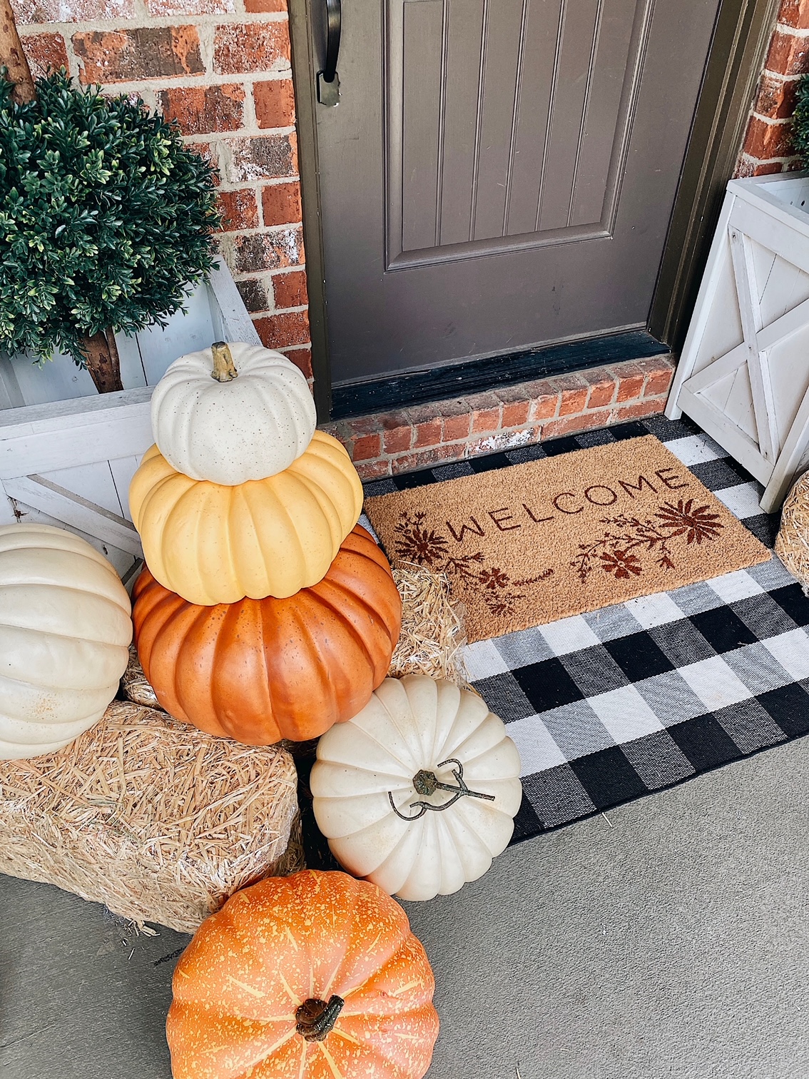 7 Fall Outdoor Doormats to Refresh your Front Porch this Season She Gave It A Go