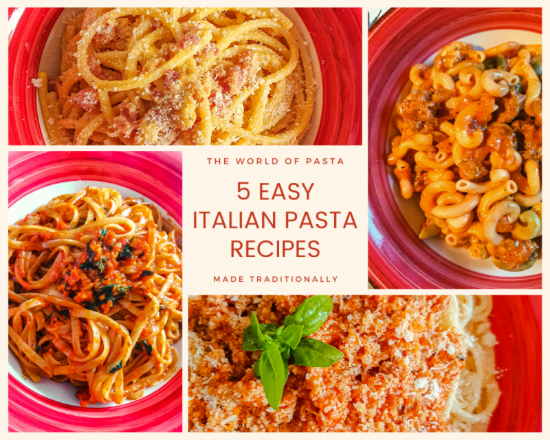 5 Famous Italian Pasta Dishes Italian pasta recipes ShegoWandering