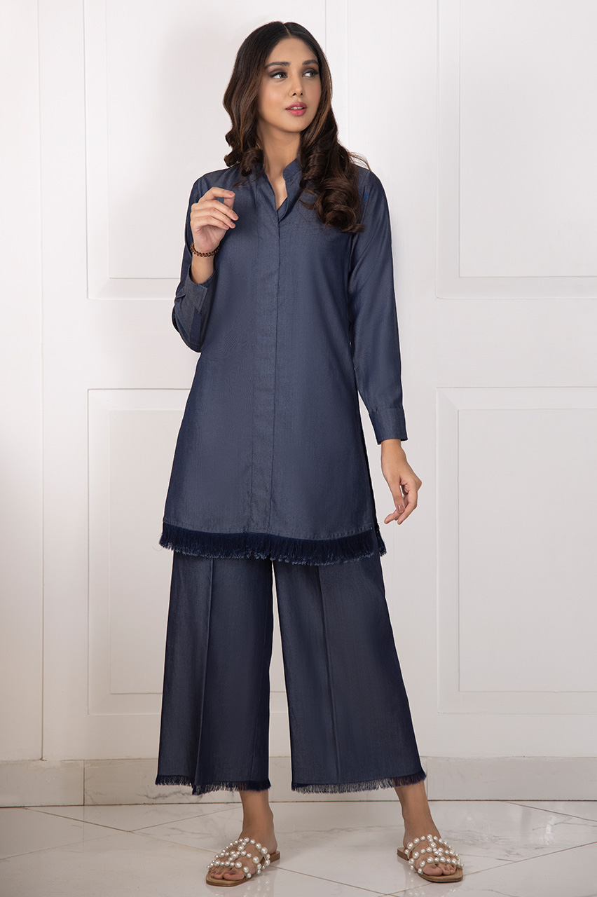 Denim Shirts in Karachi — Shehrnaz Pakistani Designer Dress