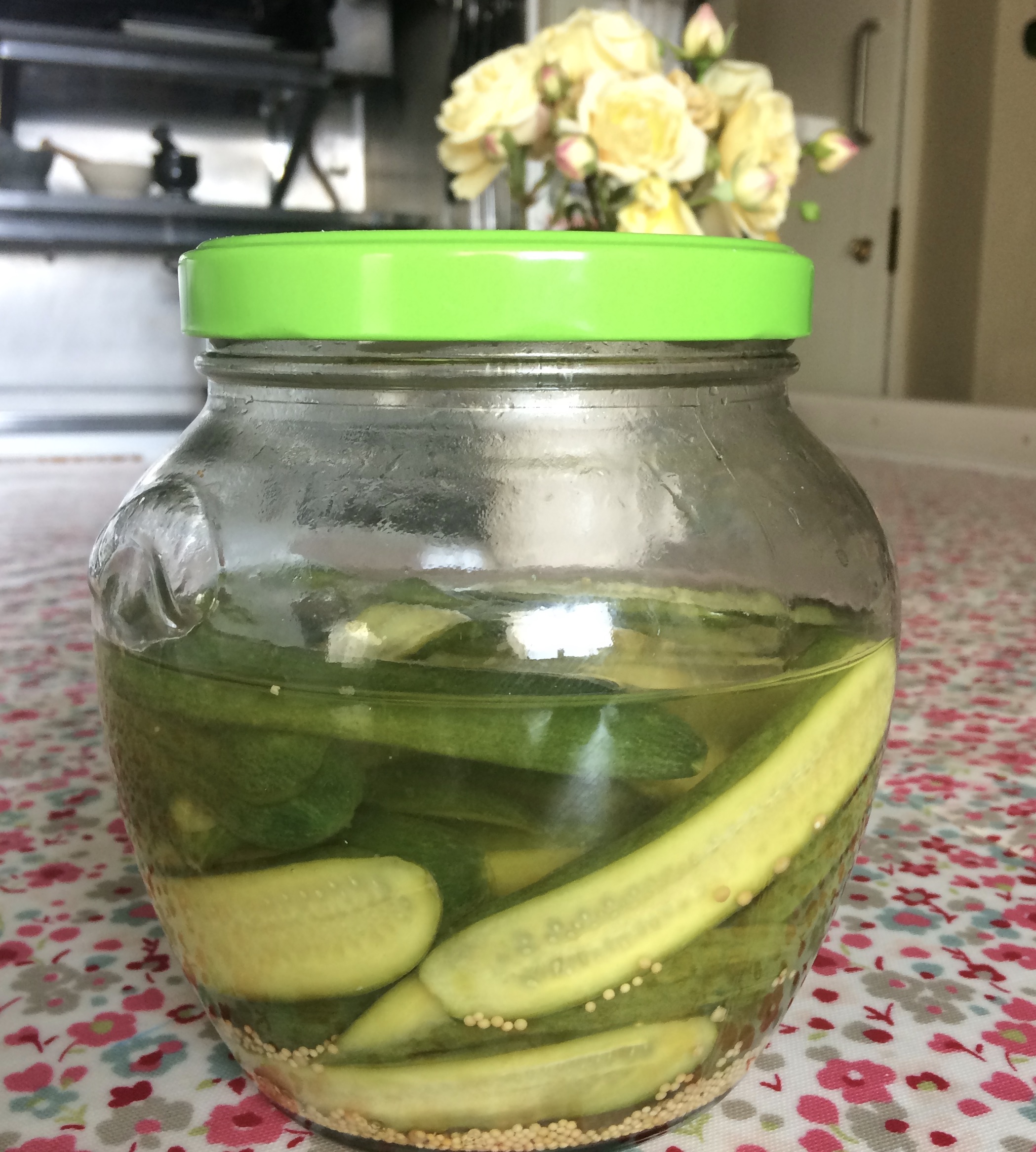 Pickled baby cucumbers Sheila's Pantry