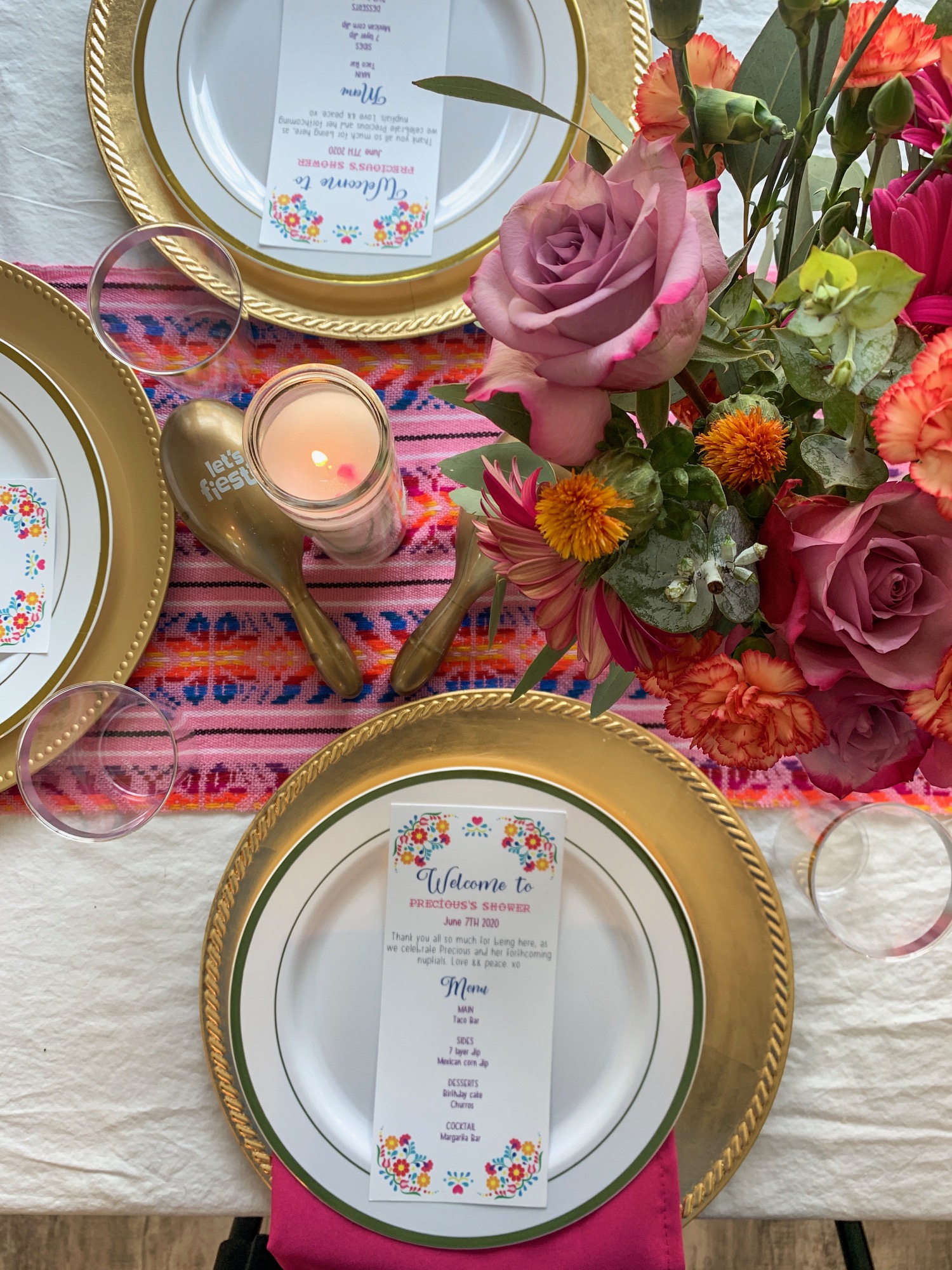 How to Host a chic mexican inspired bridal shower fiesta