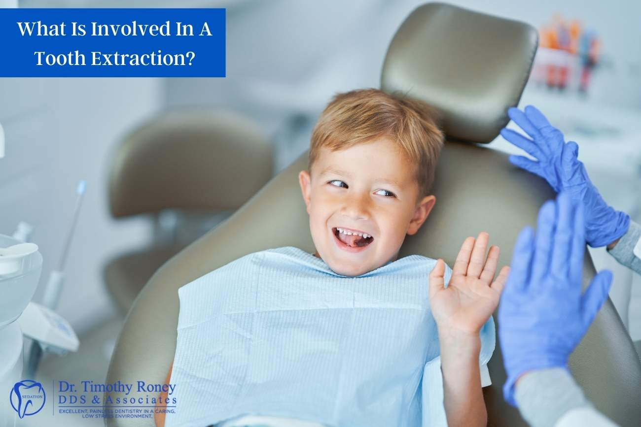 What is involved in a tooth extraction?