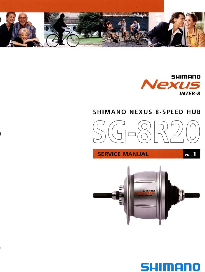 Shimano Nexus 8speed Bicycle Hub Service ManualPage 02