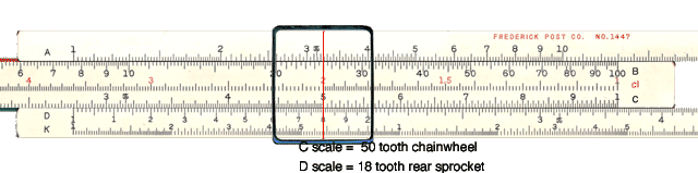 Slide Rules and Bicycle Gears