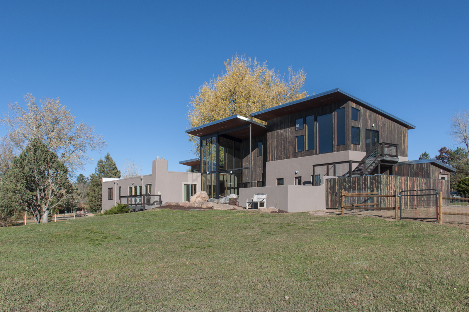 Modern remodel on a traditional adobe home in Spanish HIlls, Boulder