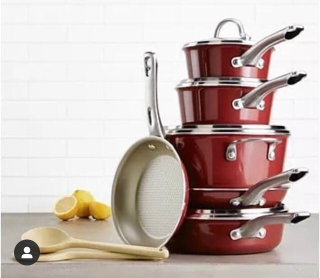 Ayesha Curry 12 Piece Cookware Set. Shelen Home Essentials