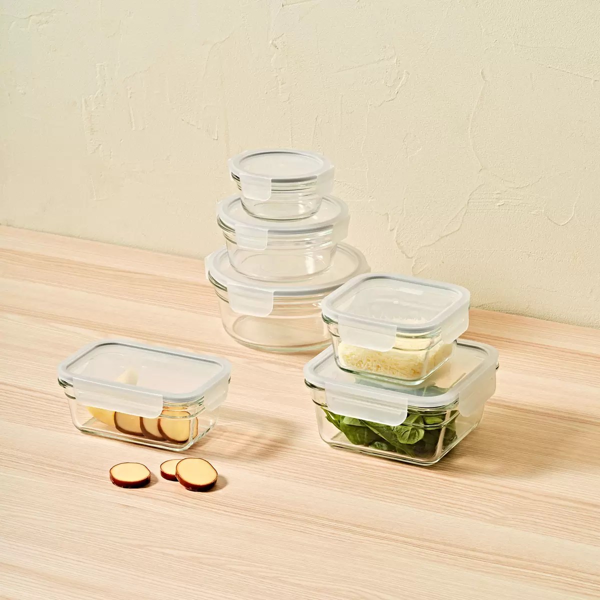 Glasslock Food Storage Set, 26 Piece Shelen Home Essentials