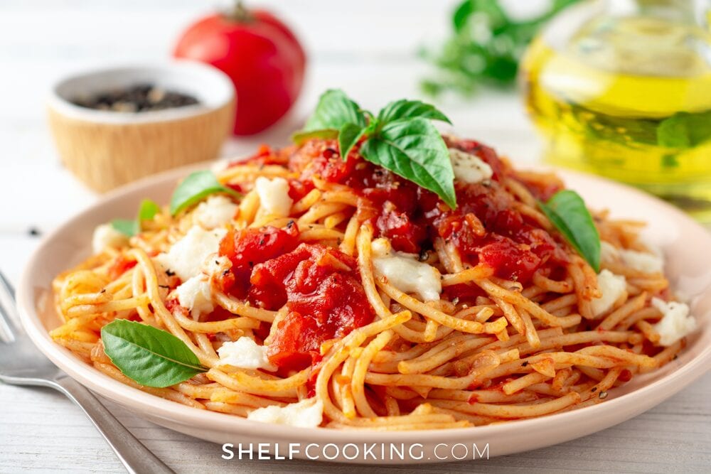 Build Your Own Pasta Meal & Cook From Your Pantry! Shelf Cooking