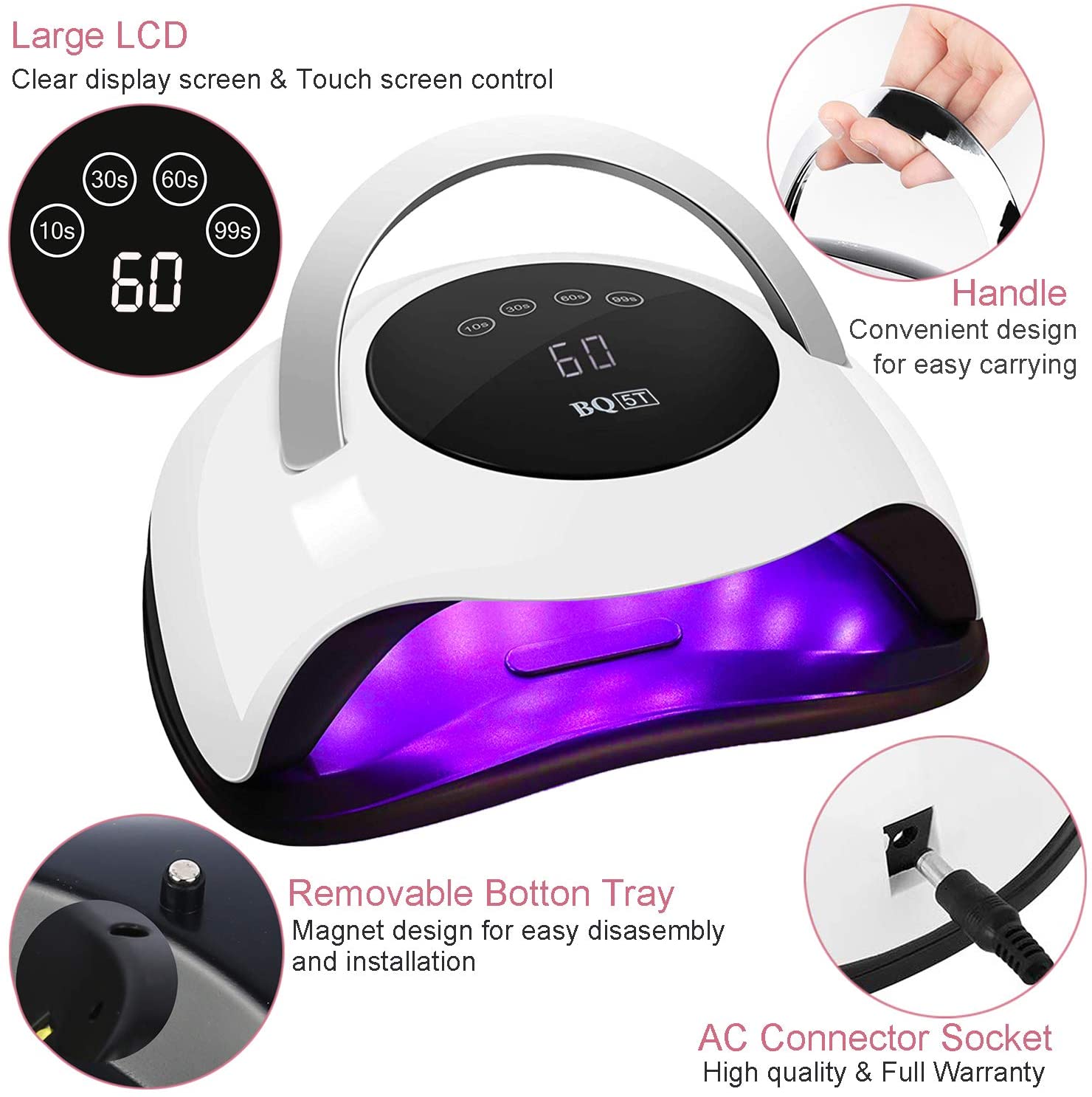 54W UV Nail Lamp Shellac Nails Direct From €9 Per Bottle!