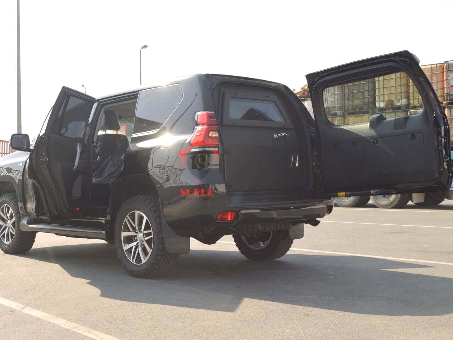 Armored Toyota Prado Shell Armored Cars Dubai