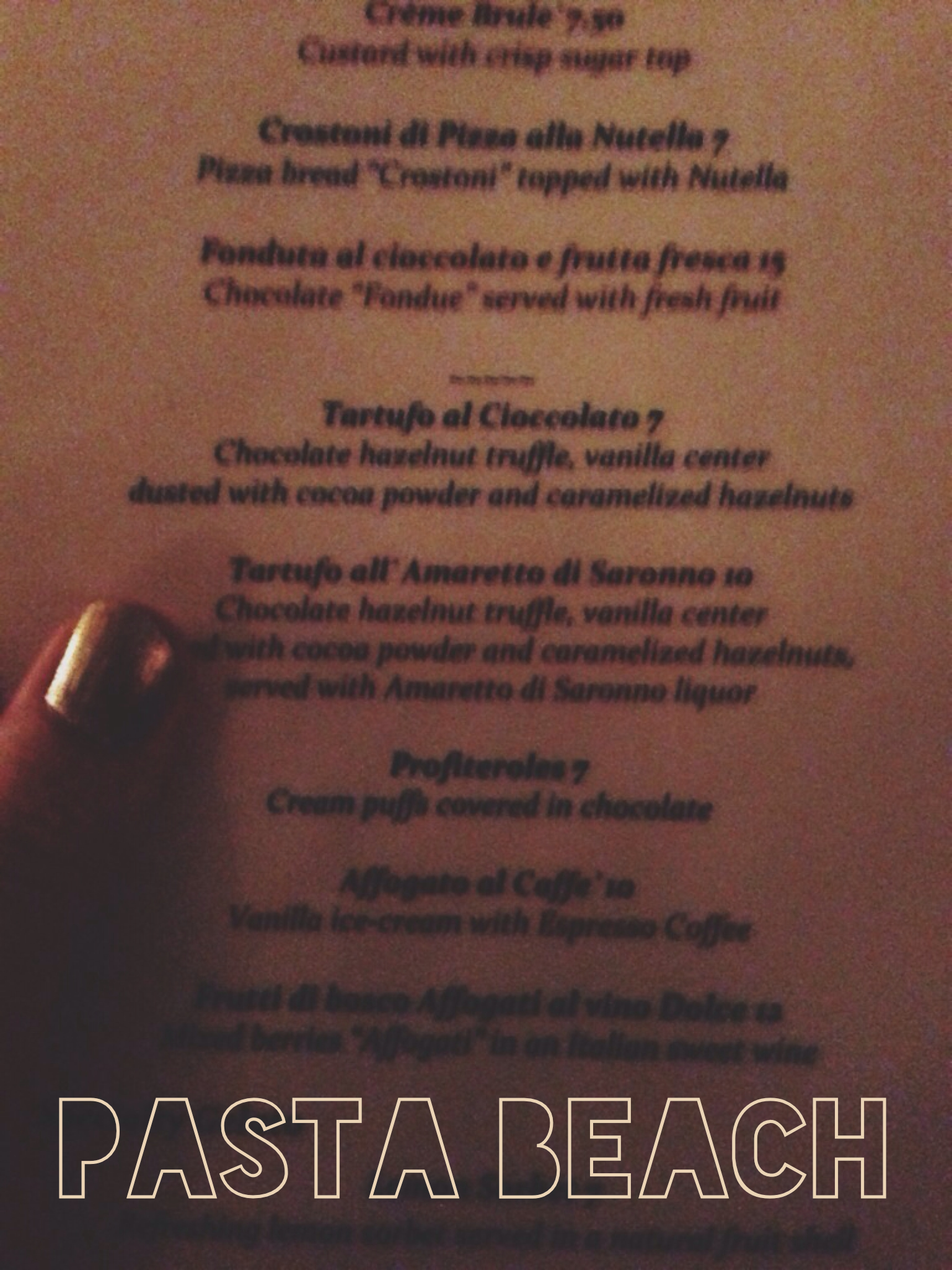 Friends + Fun at Pasta Beach shell chic'd