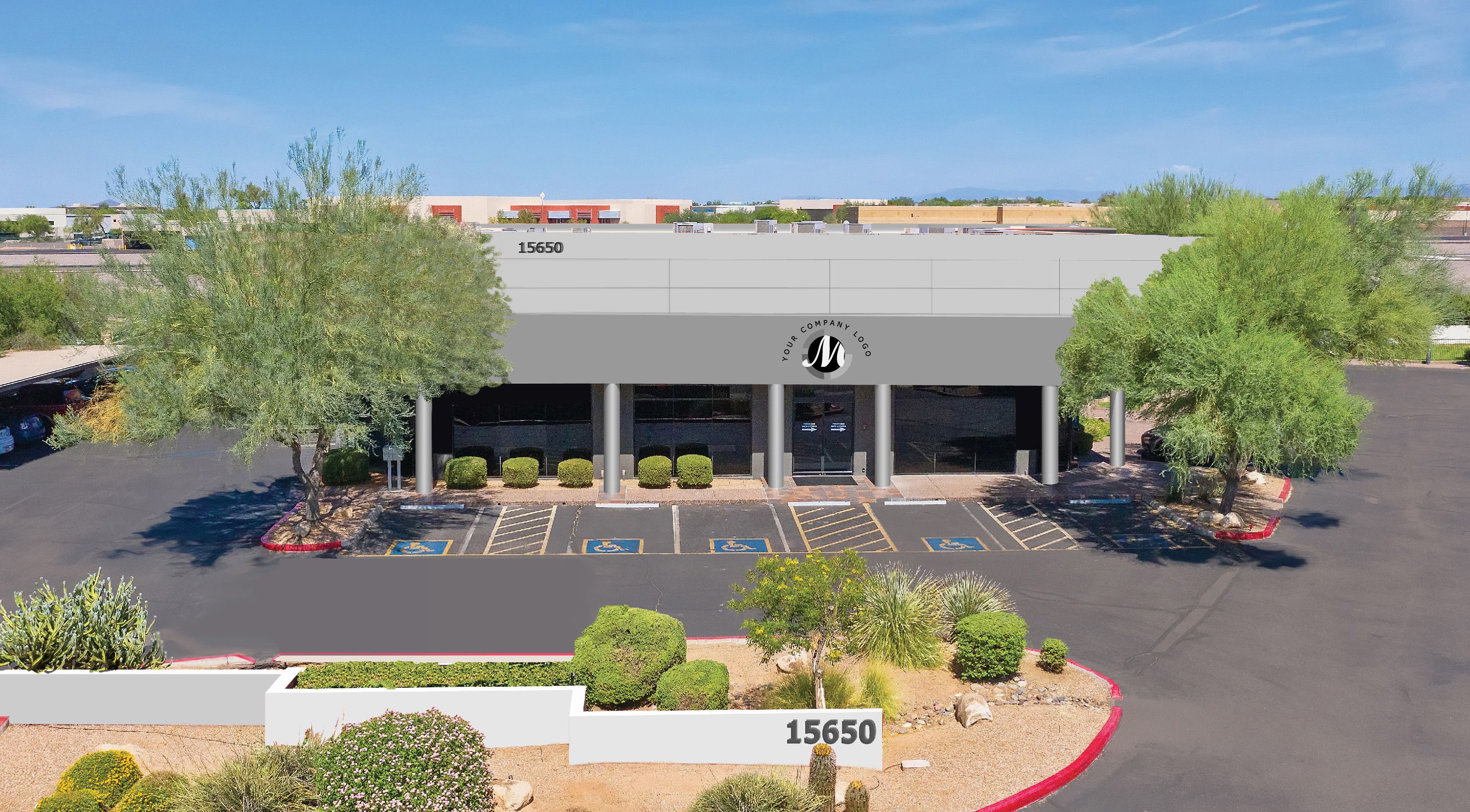 Shell Commercial Freestanding Modern Flex Building in the Scottsdale