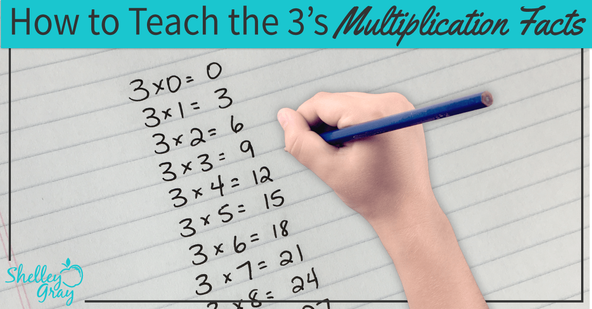 How to Teach the 3 Times Table So It Really Makes Sense - Shelley Gray