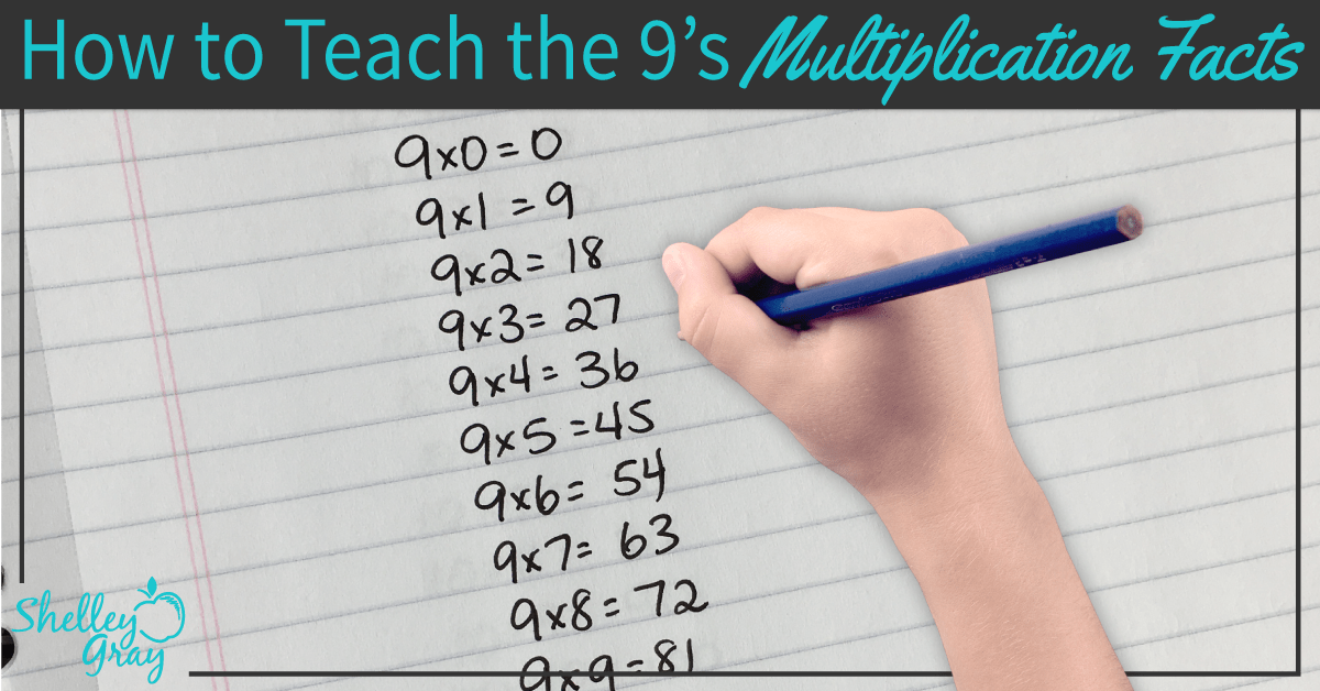 How to Teach the 9 Times Table So It Really Makes Sense - Shelley Gray