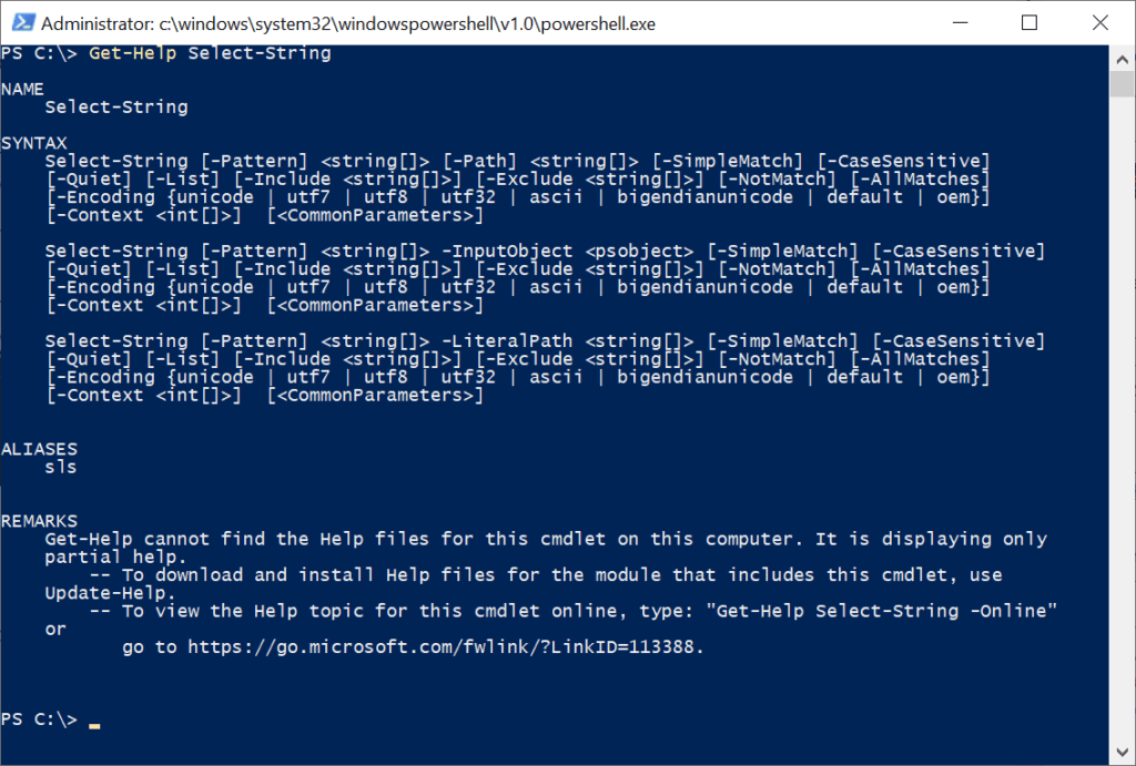Search String in File or Grep in PowerShell ShellGeek