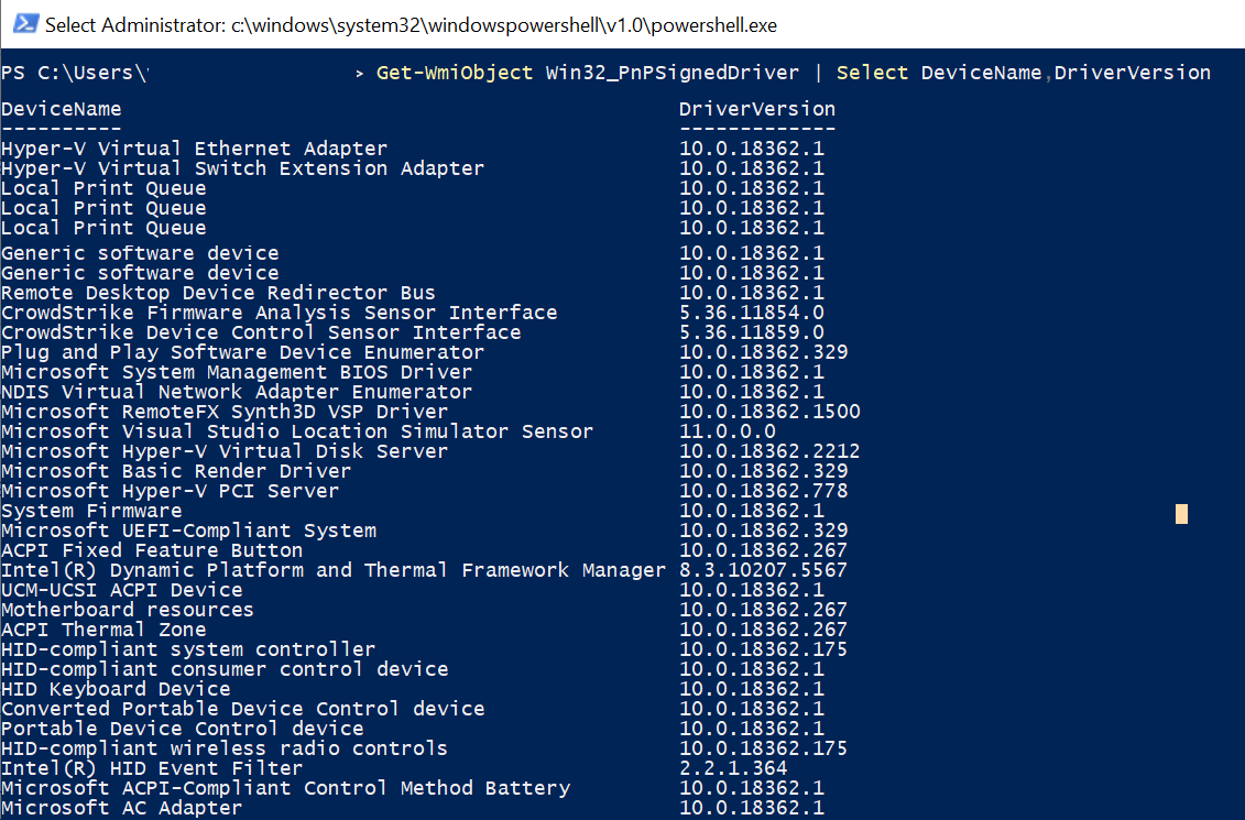 How to Get Drivers Version Using PowerShell ShellGeek