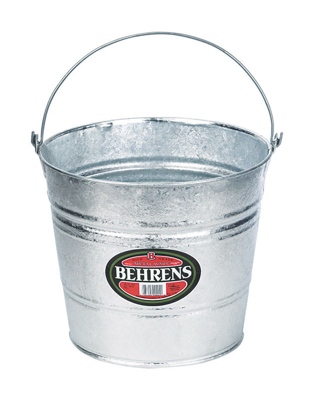 Behrens 10 qt. Galvanized Pail VSHE10638, 1210
