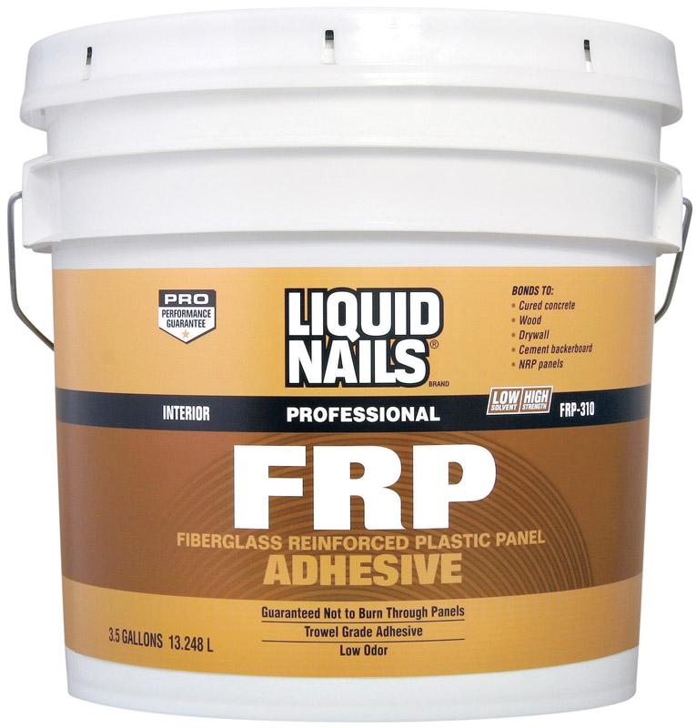 Liquid Nails FRP Fiberglass Reinforced Plastic Panel Adhesive 3.5 gal