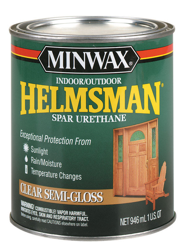 Minwax Helmsman SemiGloss Clear Spar Urethane 1 qt. VSHE414508, 63210