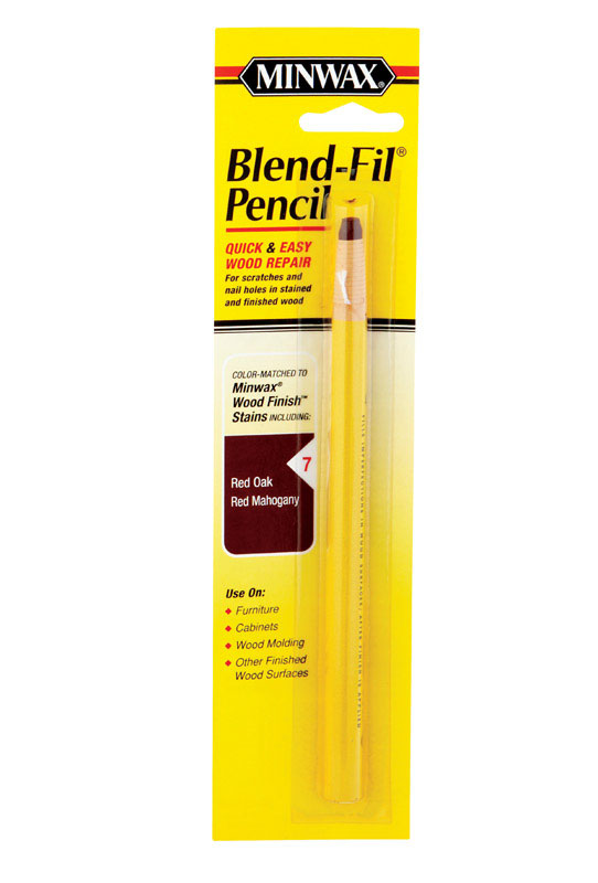 Minwax BlendFil No. 7 Wood Wood Pencil Red Mahogany, Red Oak 