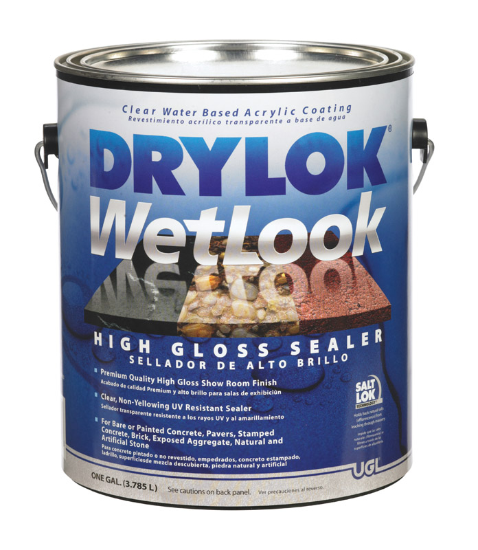 Drylok WetLook High Gloss Clear WaterBased Acrylic Sealer 1 gal. 