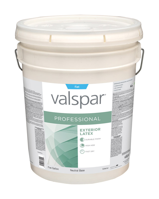 Valspar Contractor Professional Exterior Acrylic Latex Paint Flat 5 gal