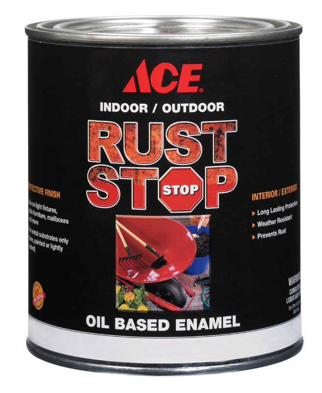 Ace Gloss Mid Tone Rust Stop Oilbased Enamel Paint 400g/L Tintable