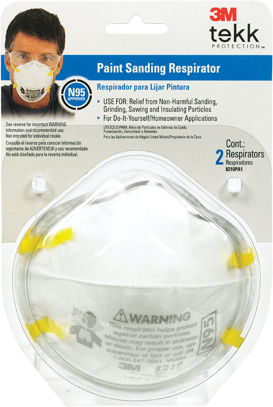 3M Paint Sanding Respirator 2 pk VSHE22079, 8654