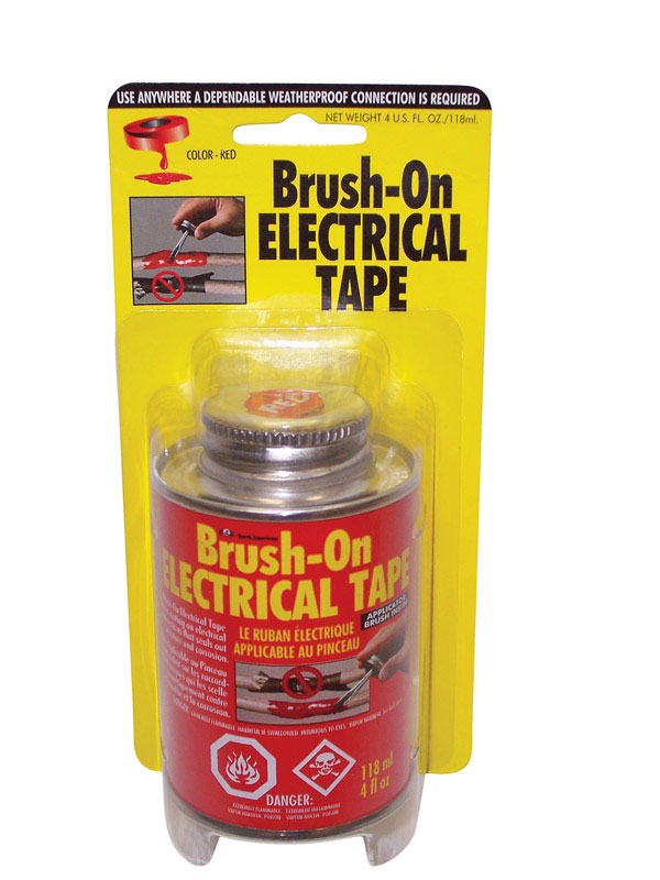 Blue Magic Liquid BrushOn Electrical Tape Red VSHE33604, NA58