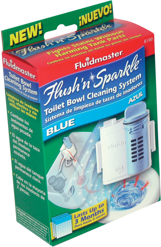 Fluidmaster Flush N' Sparkle Continuous Toilet Cleaning System 