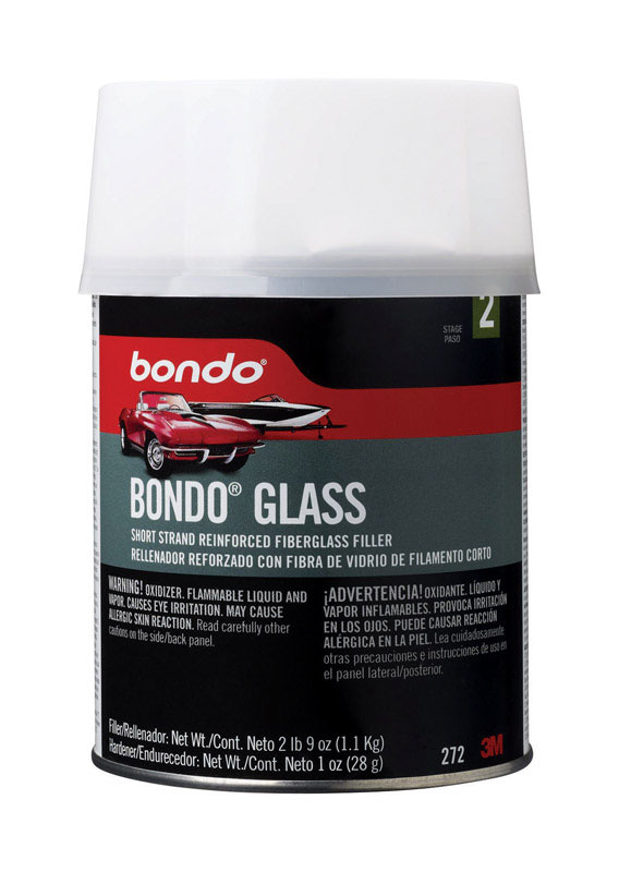 Bondo Auto Body Filler 1 qt. For For Marine, Automotive & Household Use