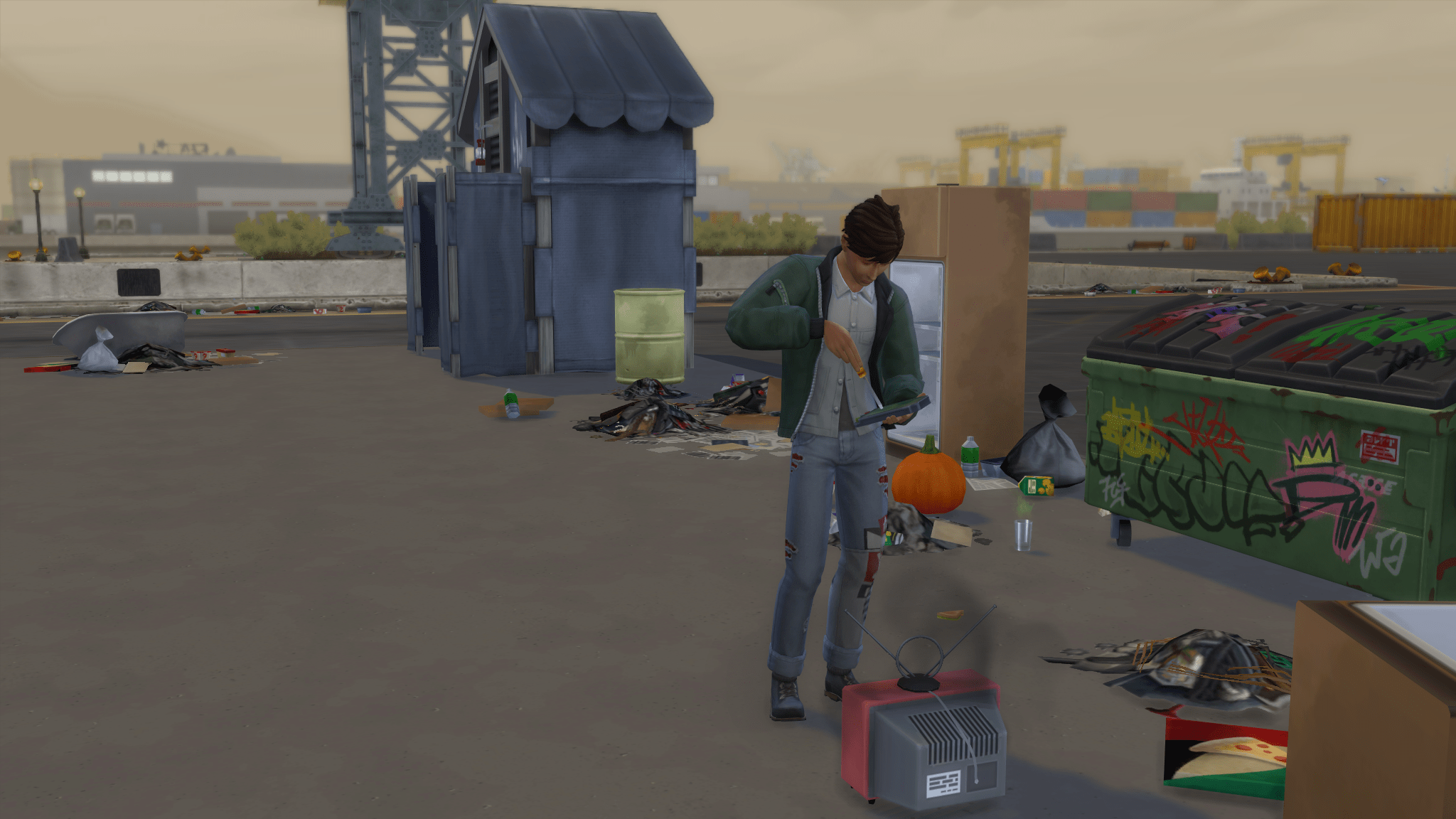 Jax and the Giant Dumpster Diving for Deals Shelli's Sims