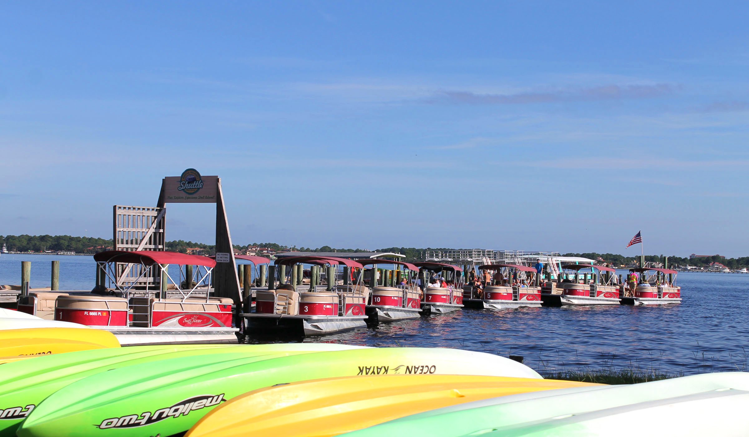 Panama City Beach Pontoon Rentals Boat Rentals Shell Island ShuttleShell Island Shuttle
