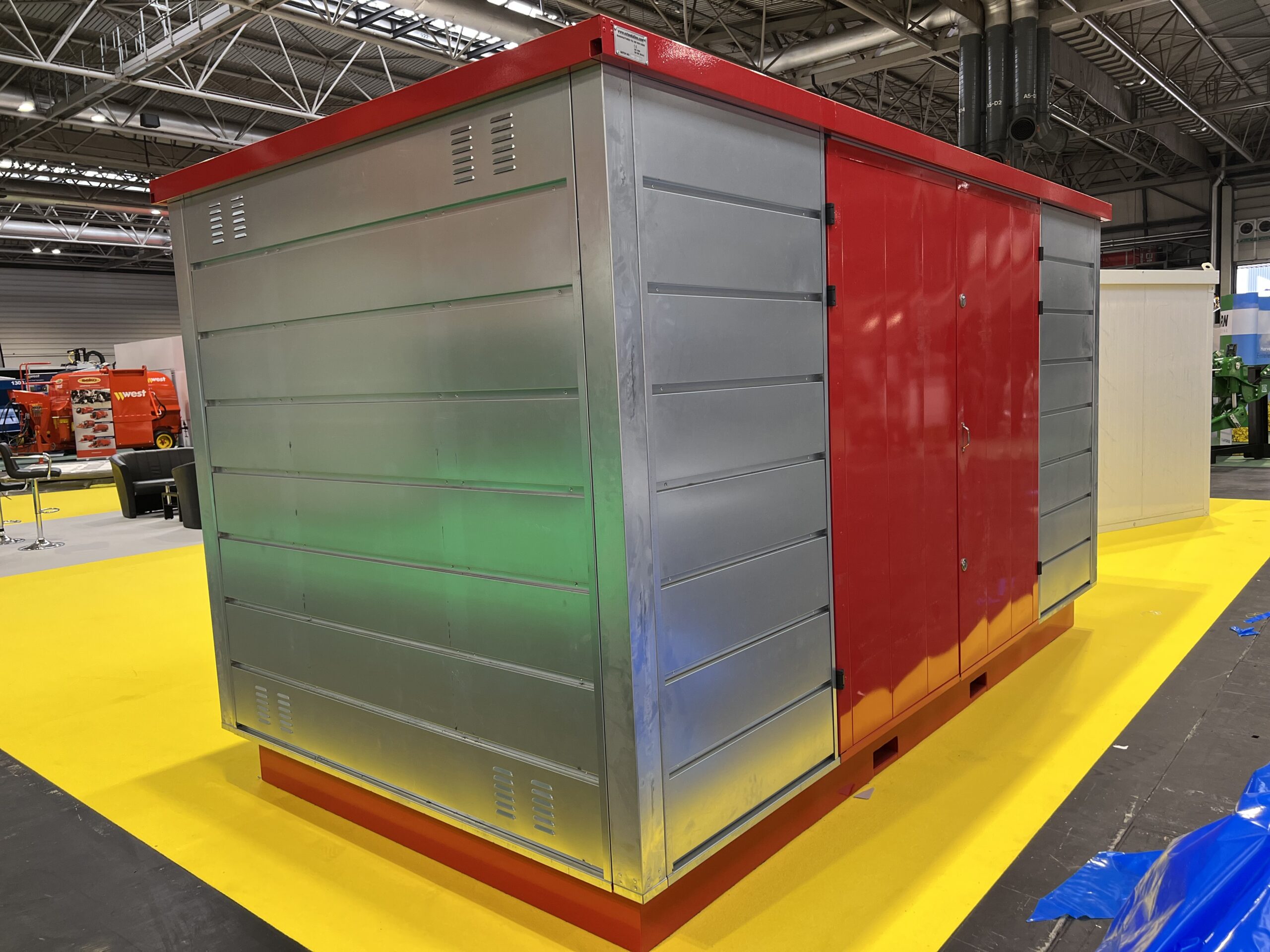 Chemical Storage Flat pack Container Premier 2mX2m Shellturtle