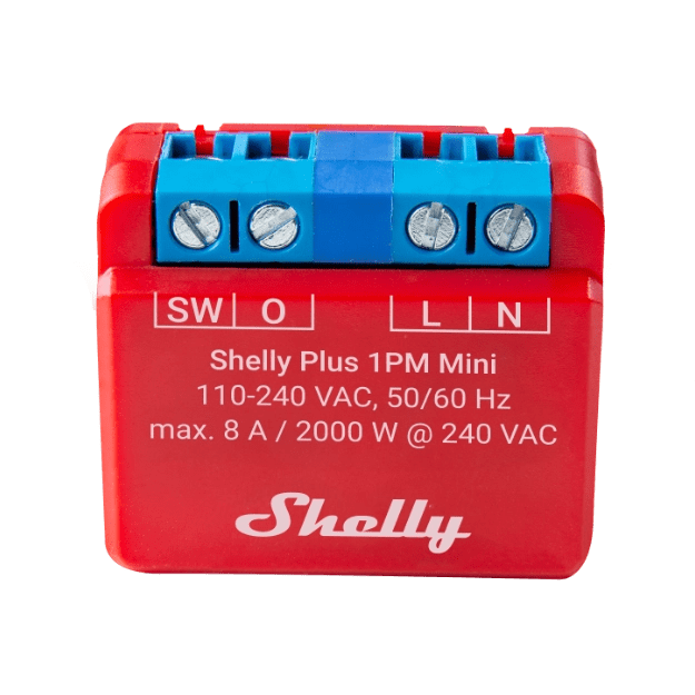 Shelly Plus 1PM Mini – Relé Inteligente até 8A – Shelly Portugal