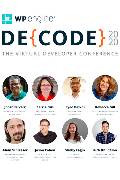 DE{CODE} 2020 WordPress Virtual Developers Conference - Shelly Fagin