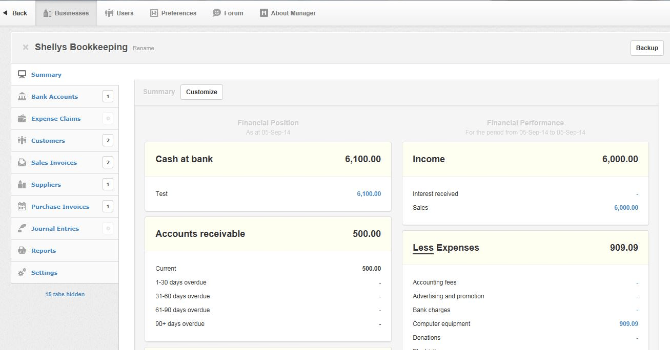 Free Bookkeeping Software Shellys Bookkeeping