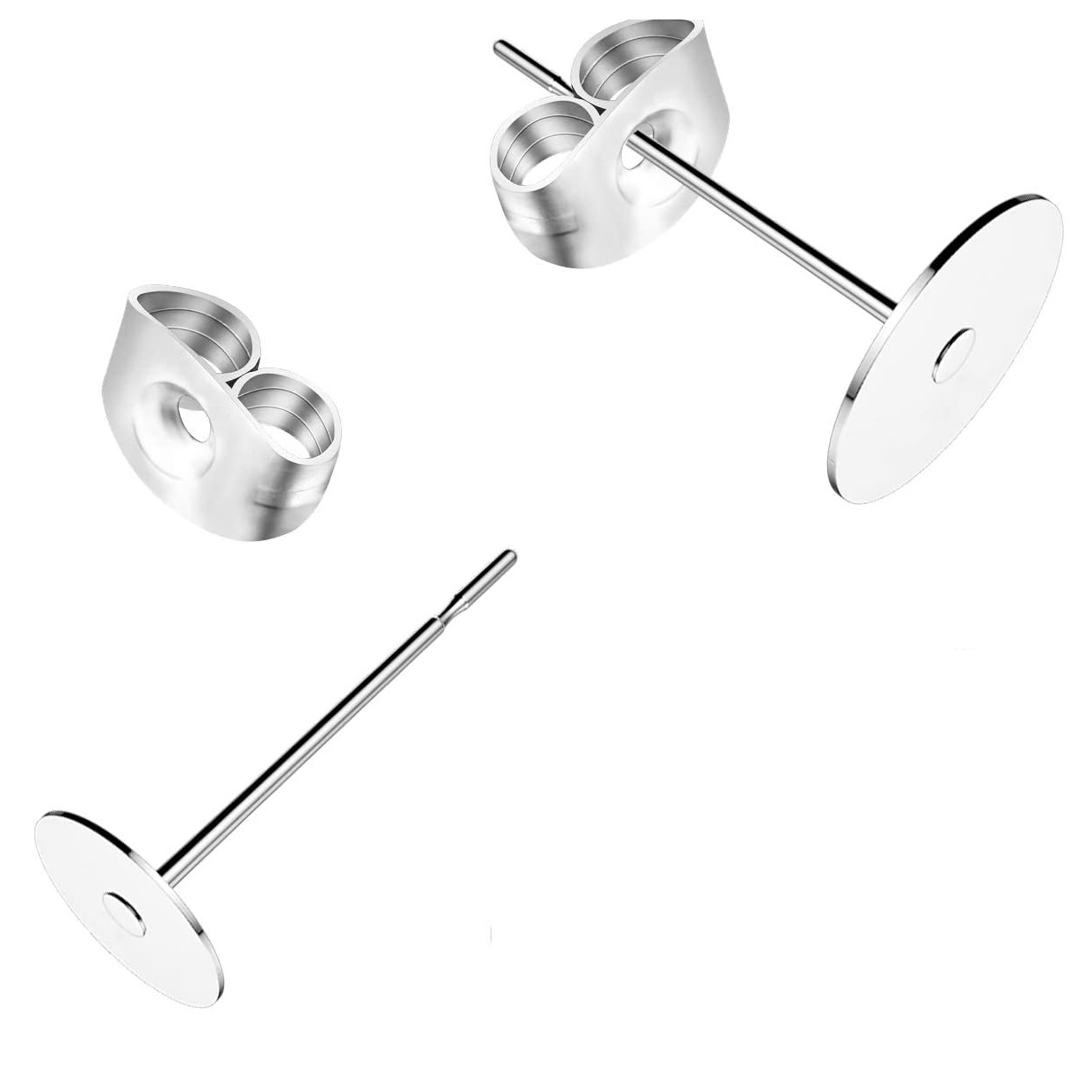 Hypoallergenic, Stainless Steel Earring Posts 12 per package Shelly