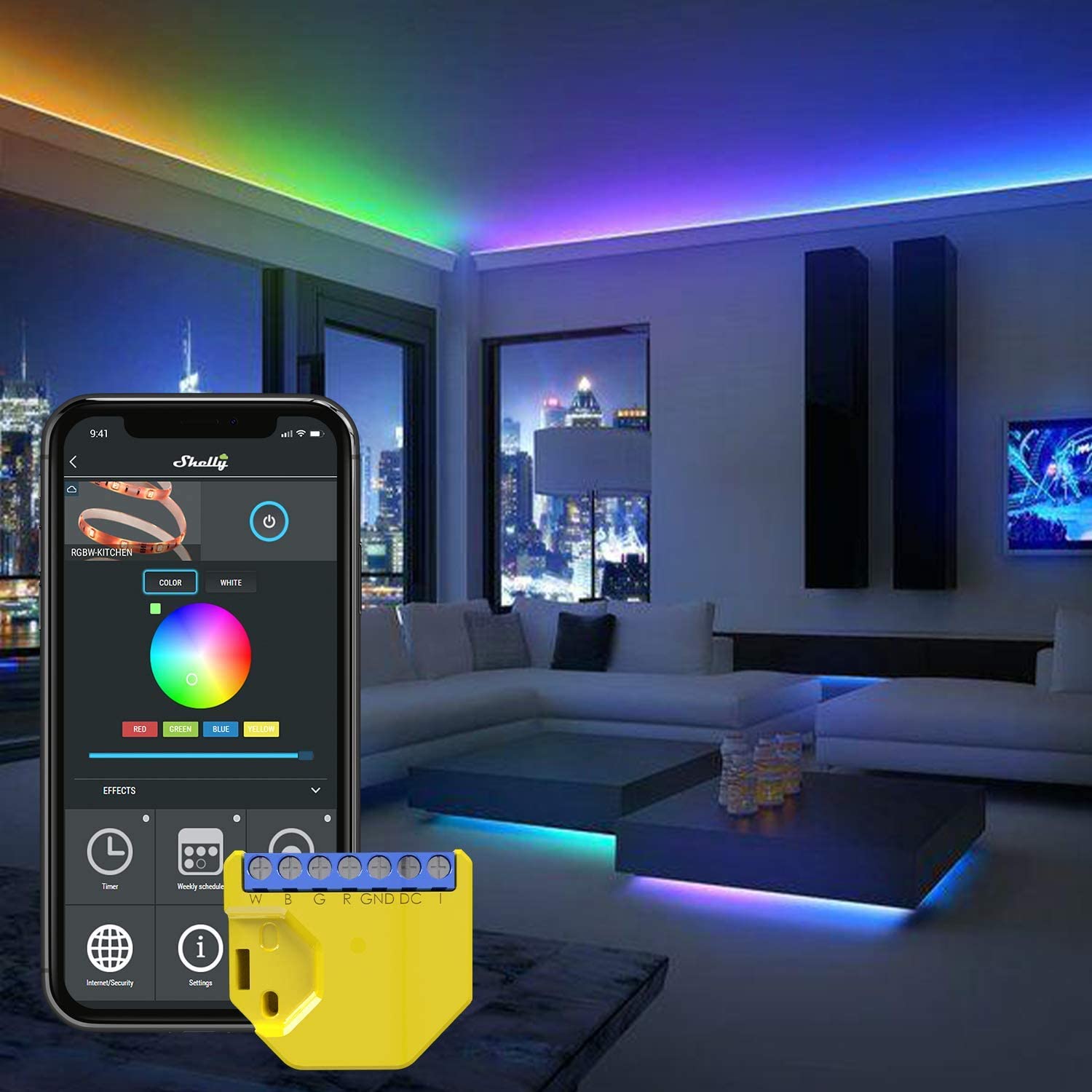 Shelly RGBW2 | Shelly Store UK | Smart Home Automation