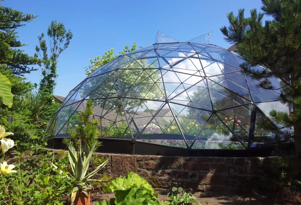 Glass Dome Kits for Living & Greenhouses Shelter Dome