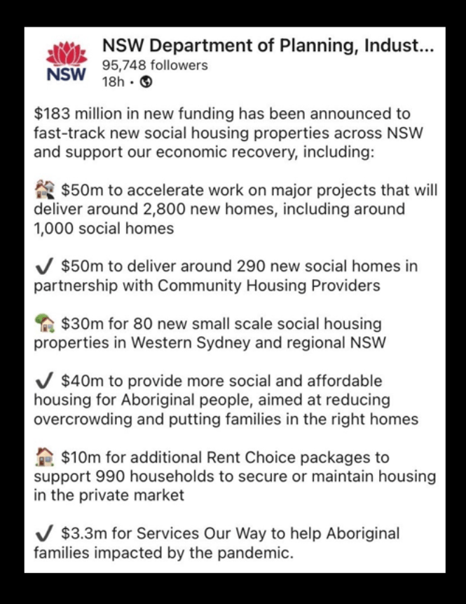 Social and Affordable Housing is a key to economic and community