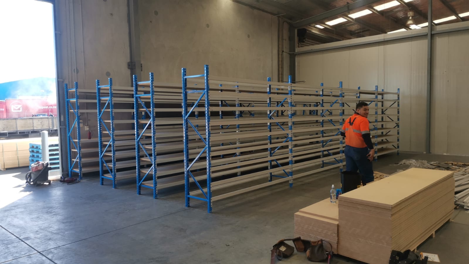 Case Study Strathallan Street, Dunedin Shelving Depot
