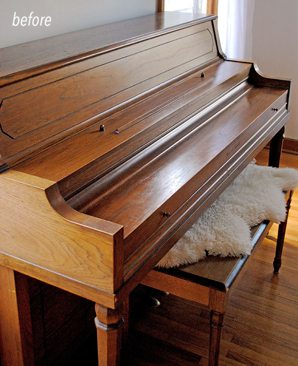 how to paint a piano with chalk paint