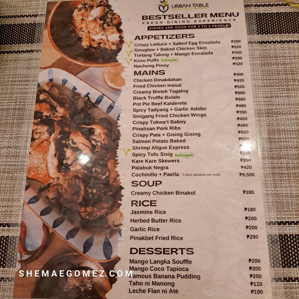 The Urban Table A Farm to Table Experience Iloilo Blogger