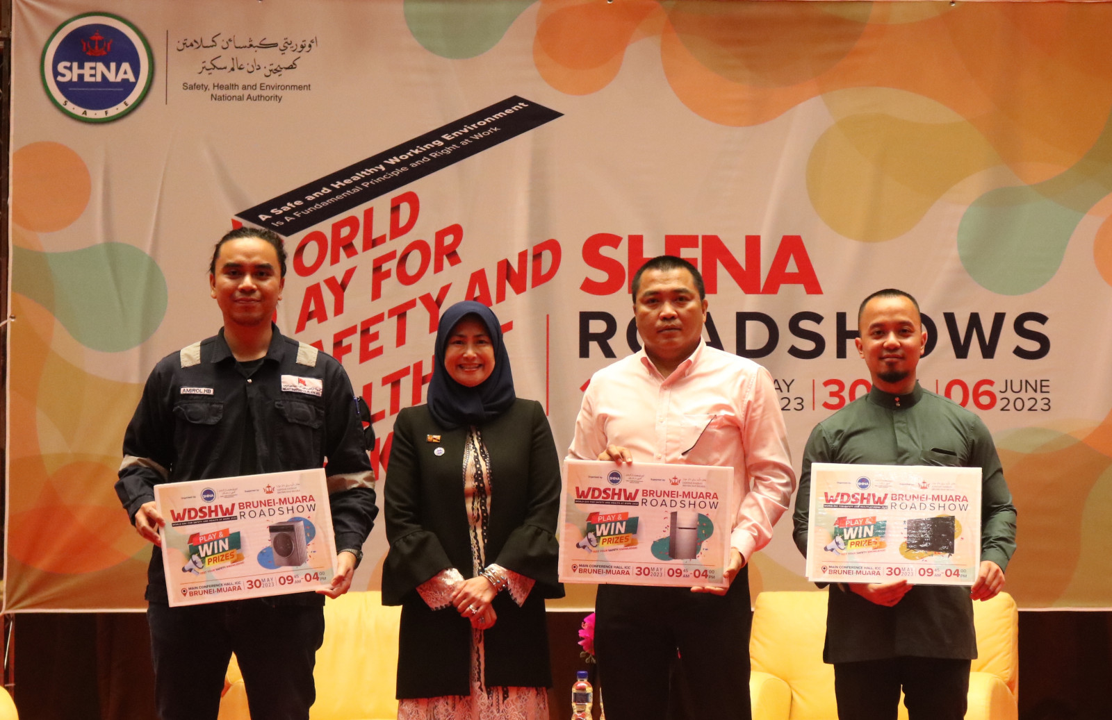 SHENA SHENA Safety Month 2023 Roadshow continues in BruneiMuara